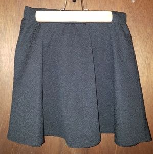Black skater skirt